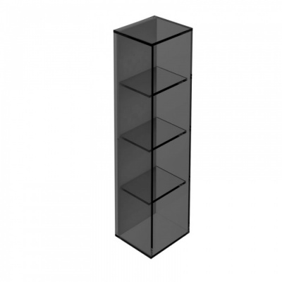 Pier 4 box glass shelf - black